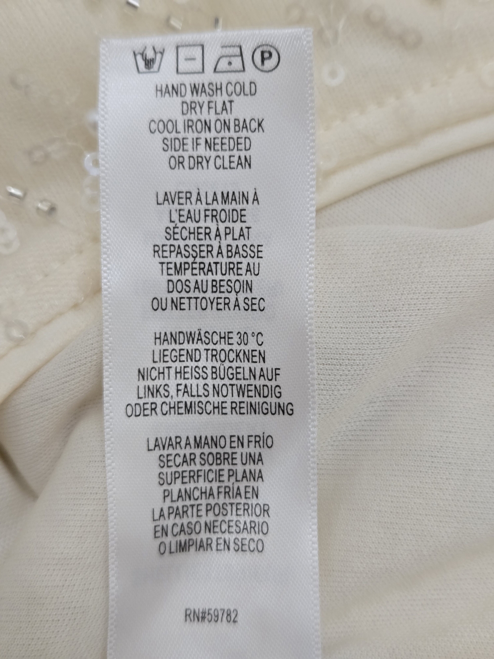 Adrianna Papell Ivory Beaded Tank Top - Picture 11 of 13